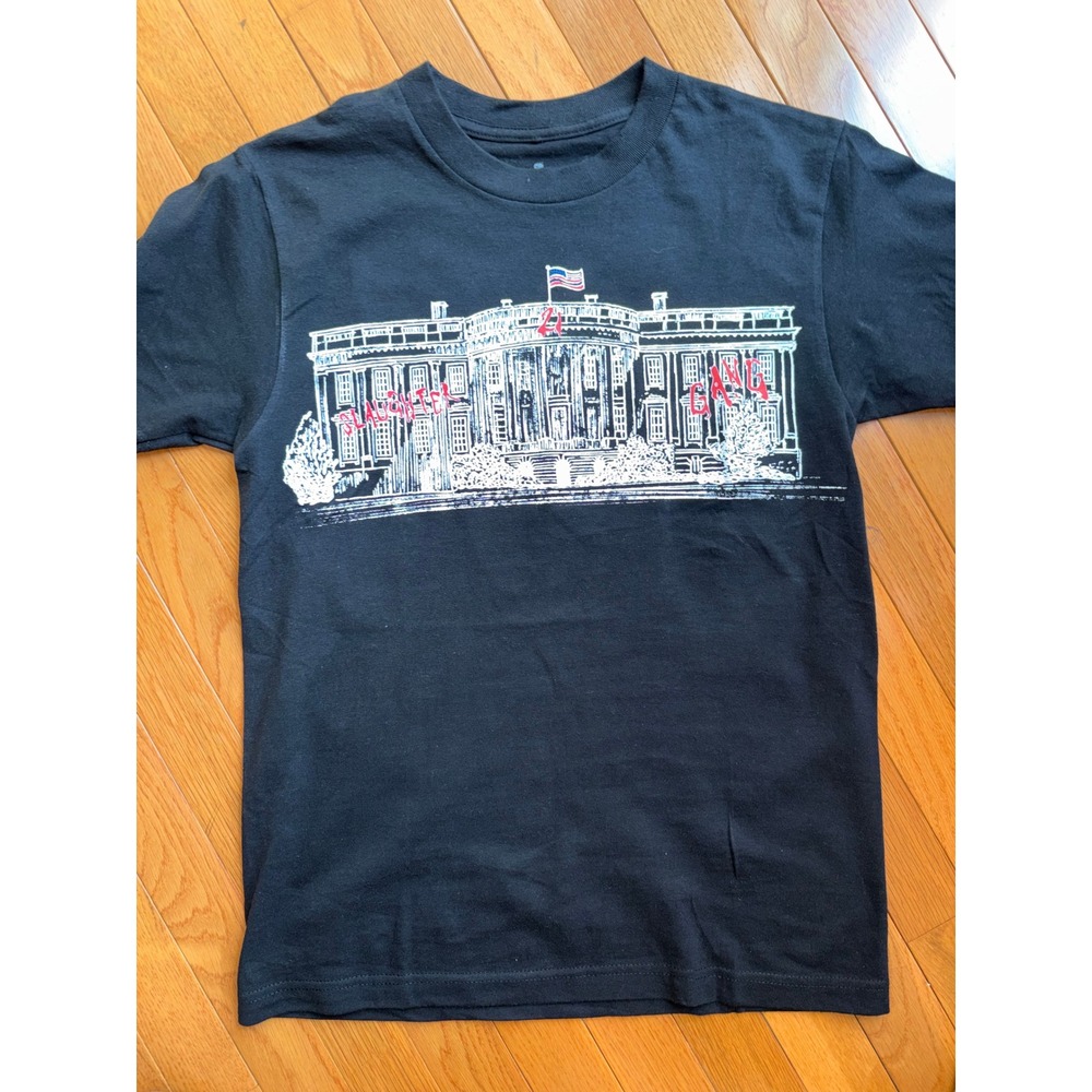 21 Savage American Dream Tour 2024 T-Shirt Black Slaughter Gang Small - Picture 4 of 5